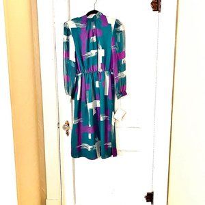 Hanae Mori New York Vintage Dress: